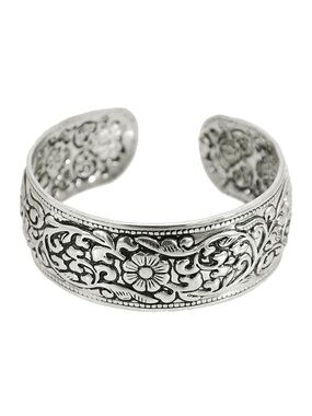 New! Silver Boho Western Cuff Bracelet